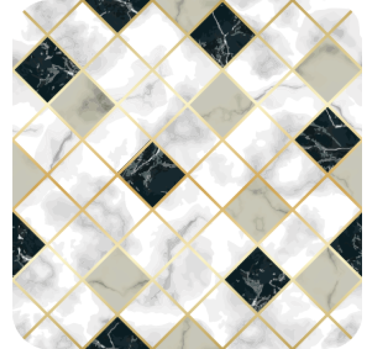 Texture coasters marble patterned design - TenStickers