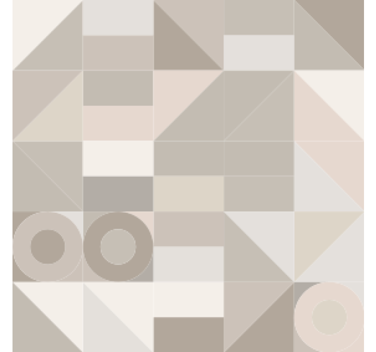 Texture coasters geometric neutral designs - TenStickers
