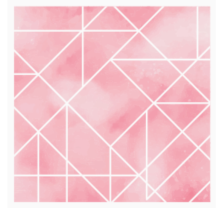 Texture coasters geometric pink design - TenStickers
