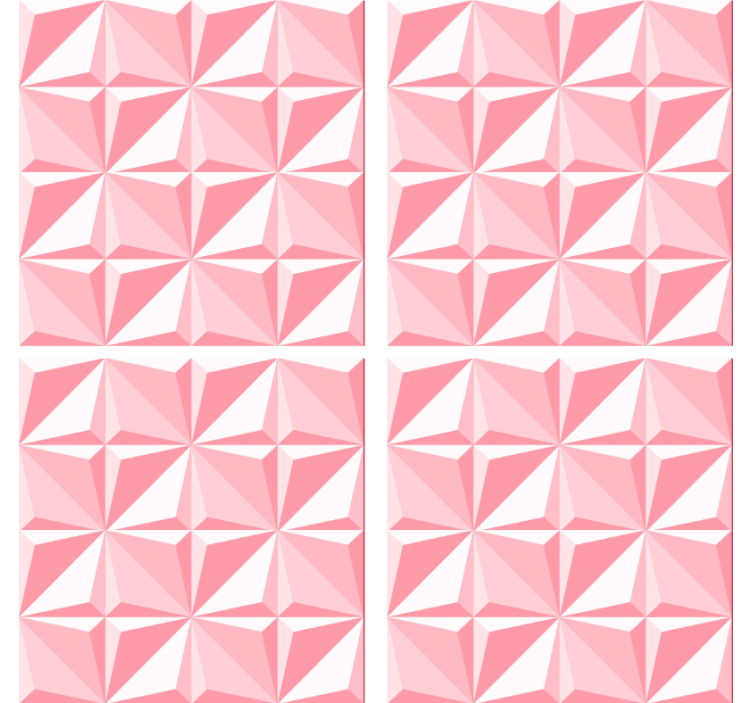 Texture coasters with textured geometric design - TenStickers