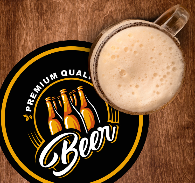Premium quality beer beer mats - TenStickers