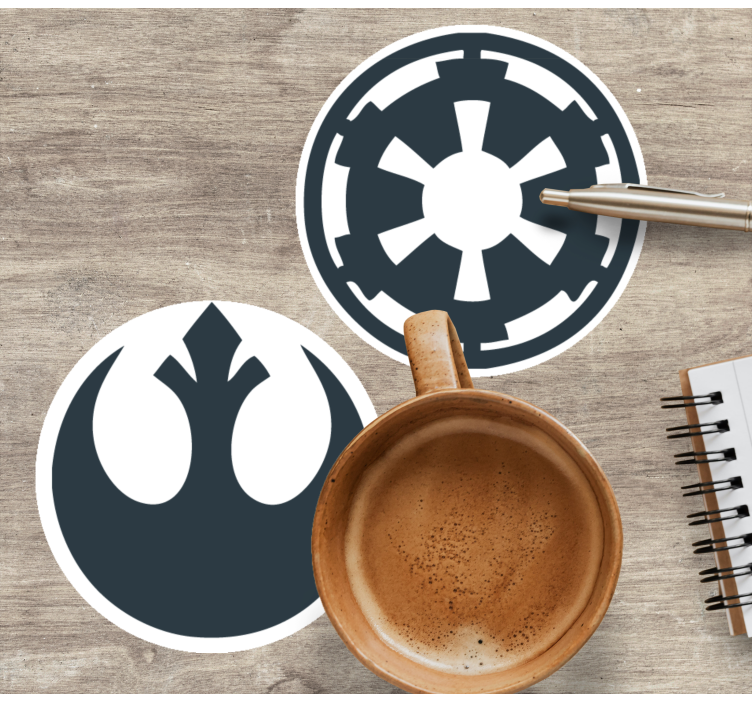 Star wars motifs modern coaster - TenStickers