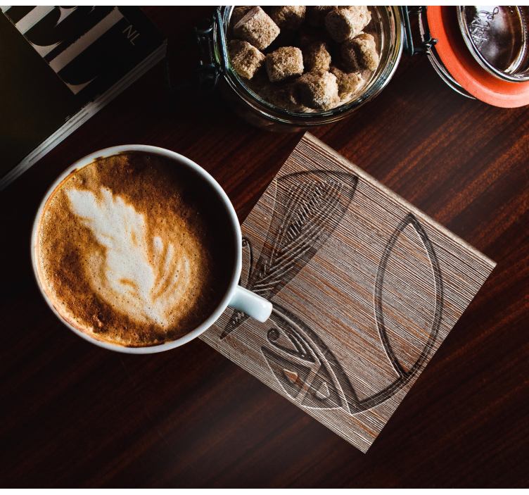 Trophy Centre Kauri Coaster Set modern coaster - TenStickers