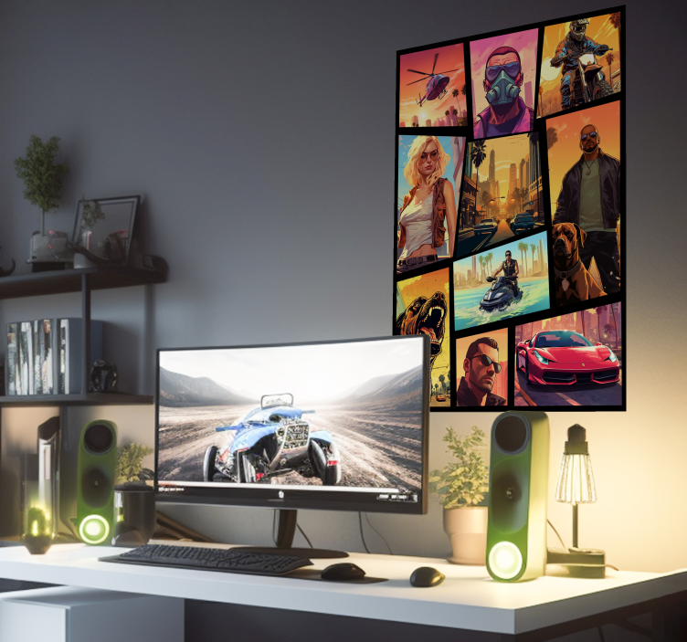 adventure and action collage poster for teenager - TenStickers