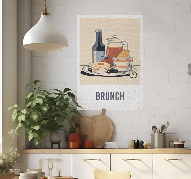 brunch poster - TenStickers