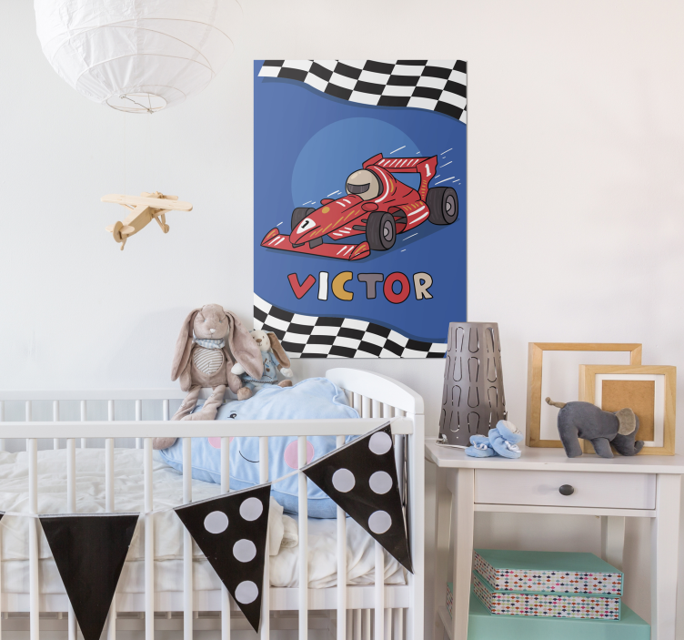 Formula 1 for kids poster - TenStickers