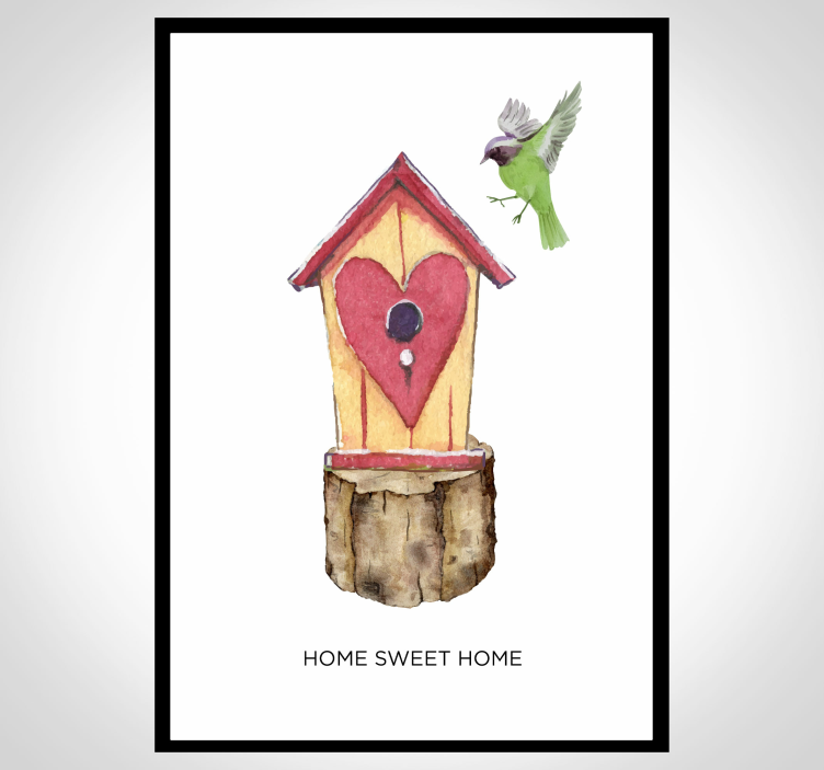 Home Sweet Home living room poster - TenStickers