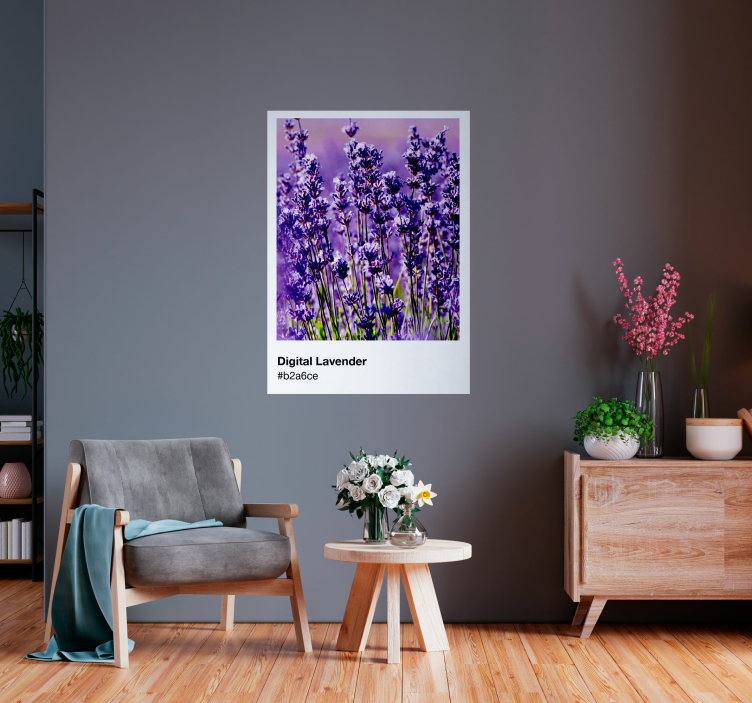 Pantone digital lavender poster - TenStickers