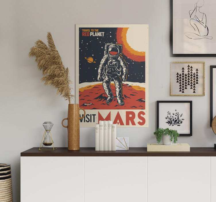 Astronaut Space Poster - TenStickers