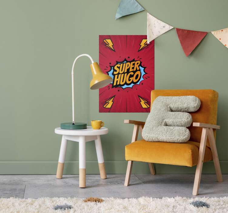 Comic superhero poster print - TenStickers