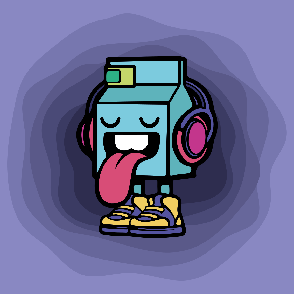 Poster for teenager milky character graffiti art - TenStickers