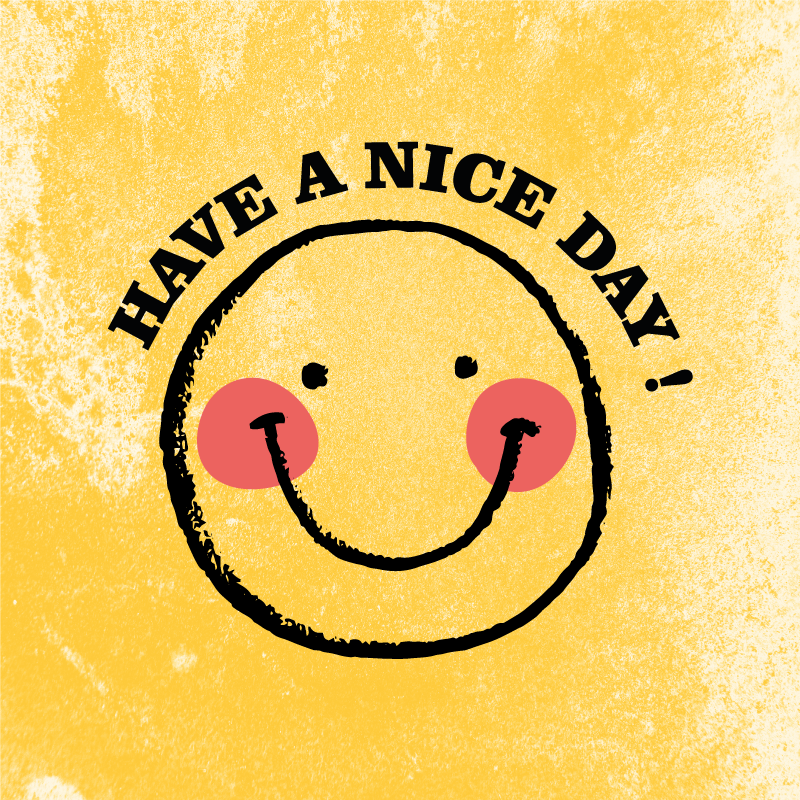 Poster for teenager with a cheerful smiley design - TenStickers