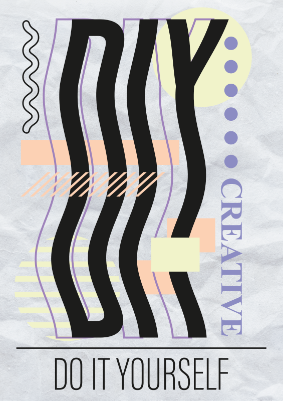 Do it yourself poster design - TenStickers