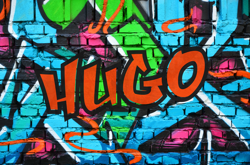 Personalized graffiti art poster print - TenStickers