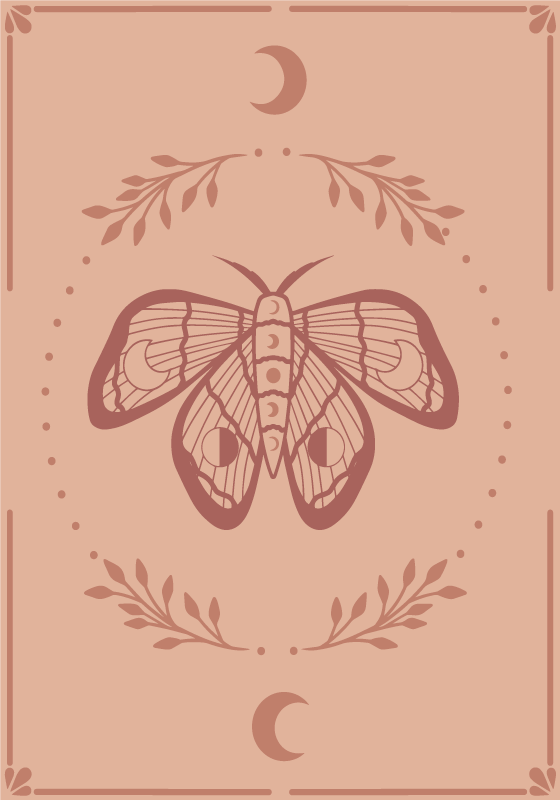 Boho Butterfly poster print - TenStickers