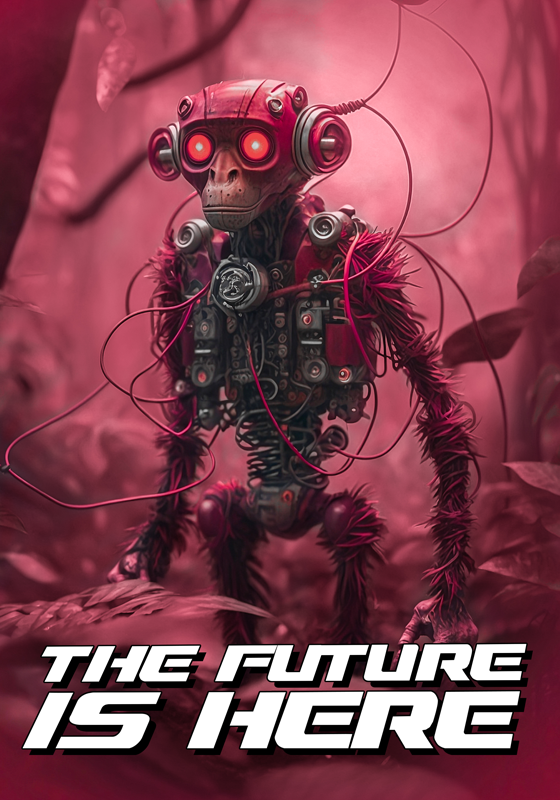 Robot MonkeyRobot Monkey is a robot that is designed to look and  - TenStickers