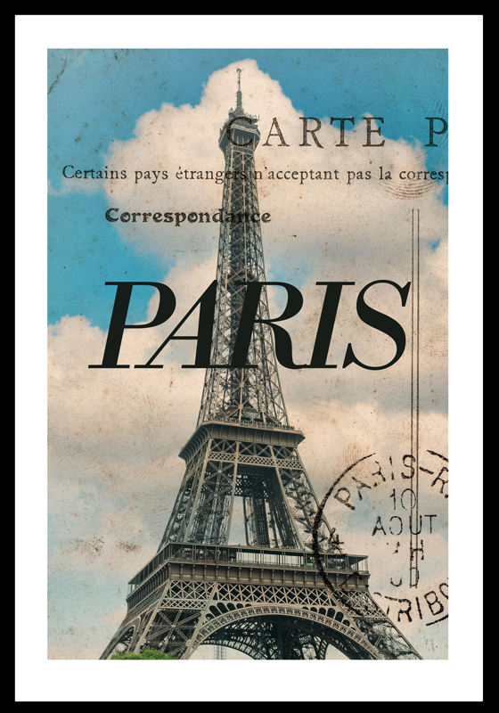 Paris PostcardBonjour! Greetings from Paris! I'm having an amazin - TenStickers