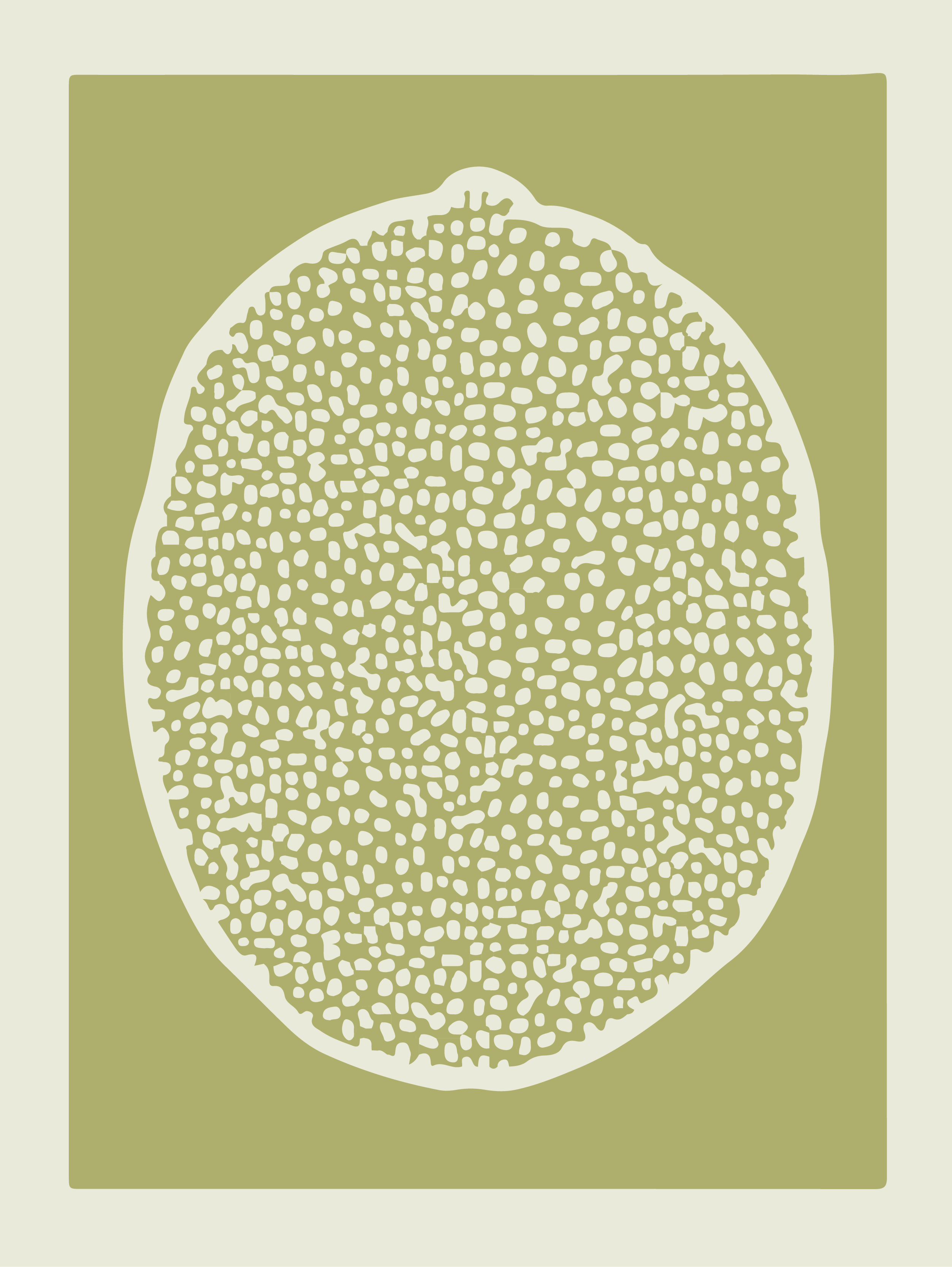 lime slices scandinavian poster - TenStickers