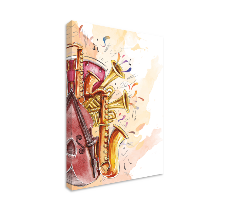 Musical instruments Music canvas art - TenStickers