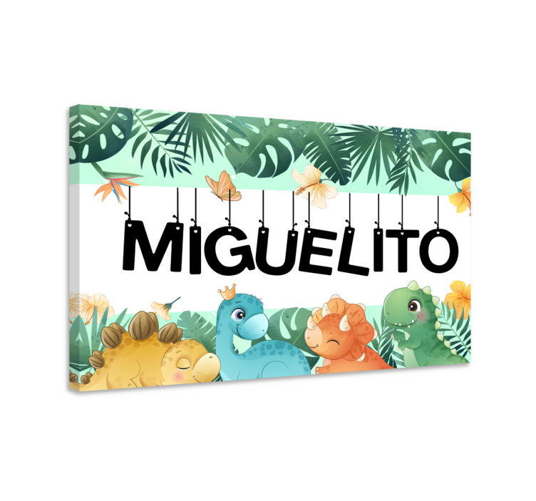 Horse wall art cute dinosaur scene - TenStickers