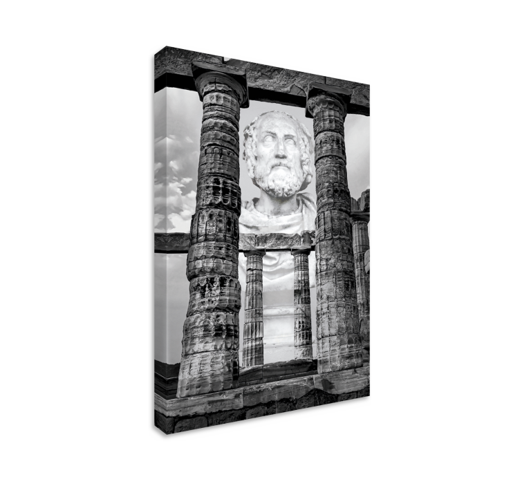 Cityscape wall art ancient sculpture remains - TenStickers