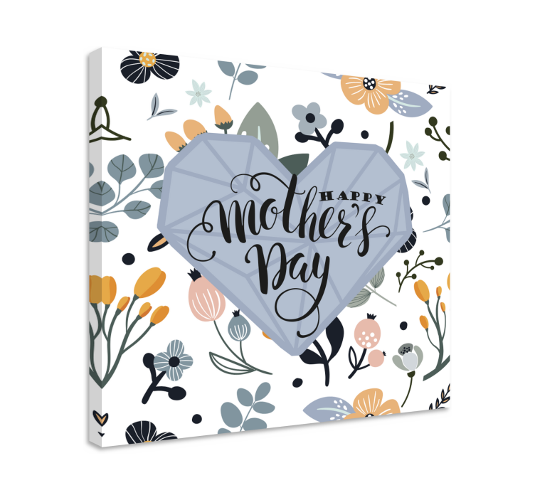 Happy Mother's Day Mother's day canvas prints - TenStickers