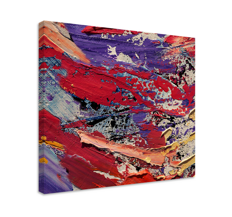 Splash colors painting  canvas art prints - TenStickers