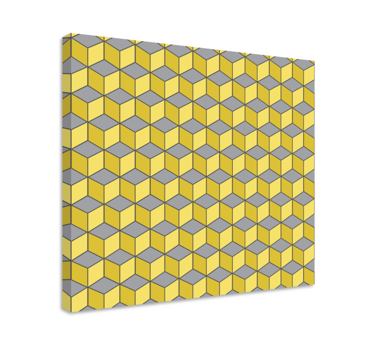 Pantone sqaures 3D canvas prints - TenStickers