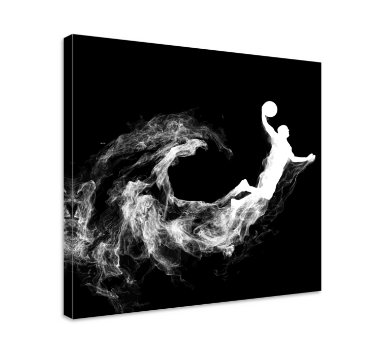 Sports canvas art dynamic basketball motion - TenStickers