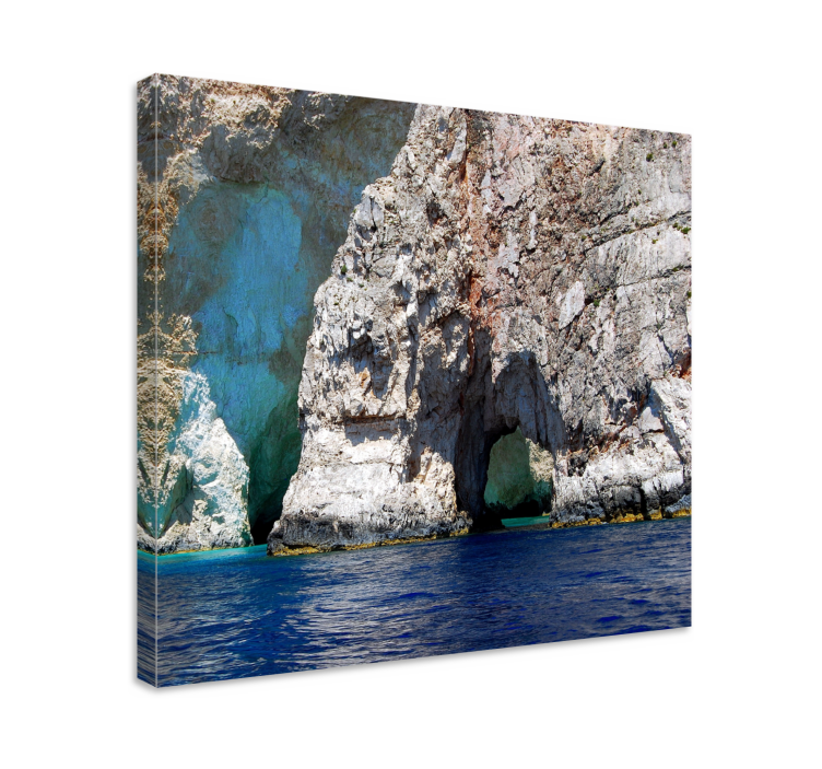 Landscape canvas coastal rock formation artwork - TenStickers