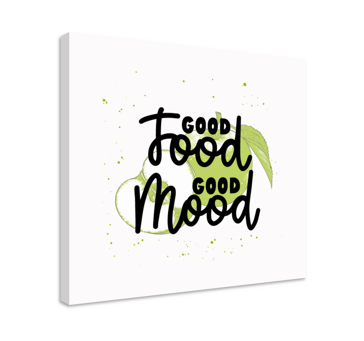 Funny quote with green fruits quote canvas art - TenStickers