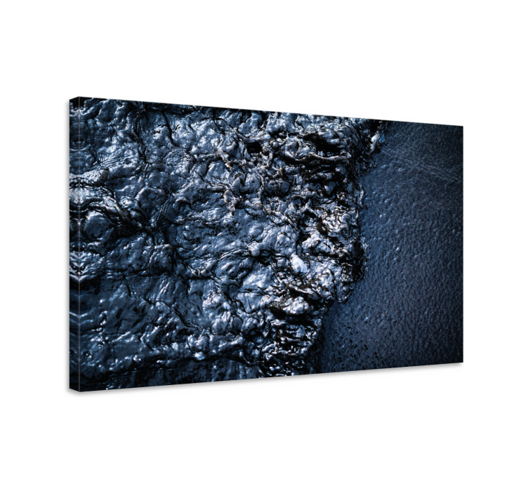 Textured waves 3D canvas prints - TenStickers