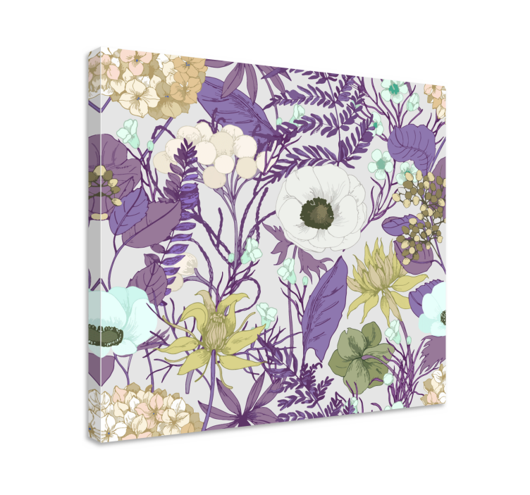 Flowers canvas floral arrangement sophistication - TenStickers