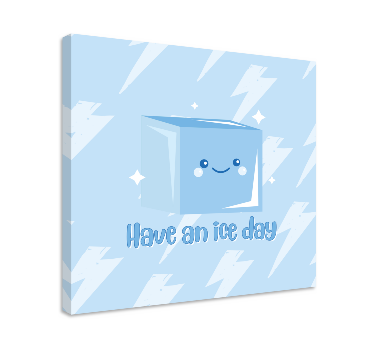 Ice cube fun quote design  canvas - TenStickers