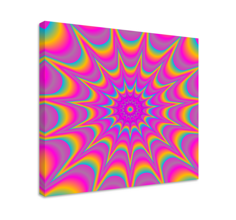 Colorful Spiral Pattern abstract wall art  1 - TenStickers