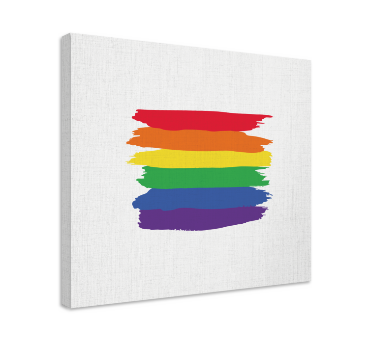 Watercolor pride day flag bedroom wall prints - TenStickers
