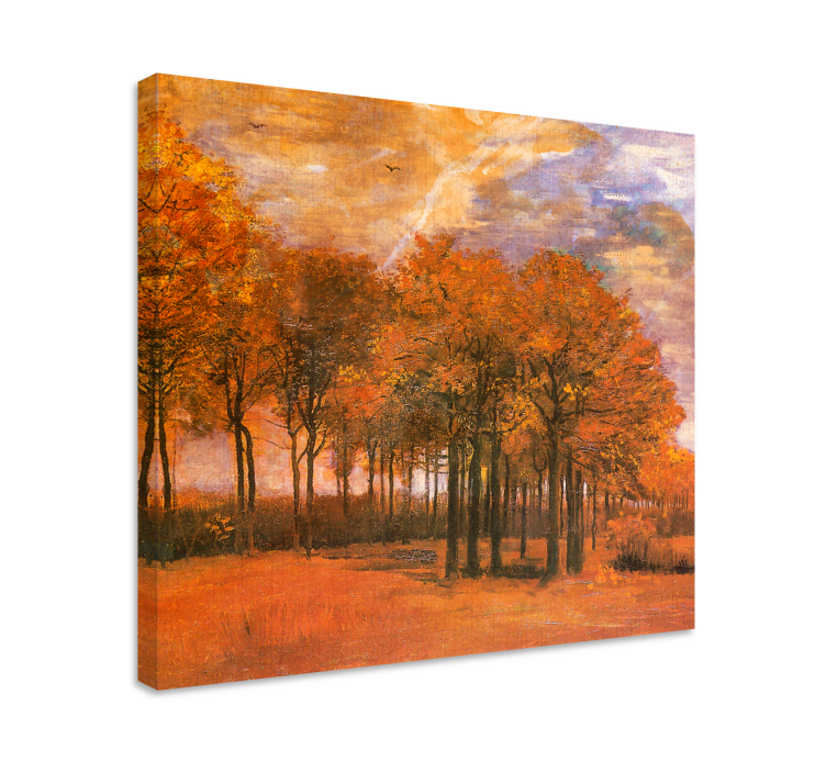 Landscape canvas autumn tree landscape - TenStickers