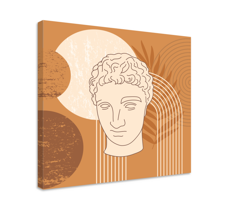 Minimal sculpture of hermes canvas art prints - TenStickers