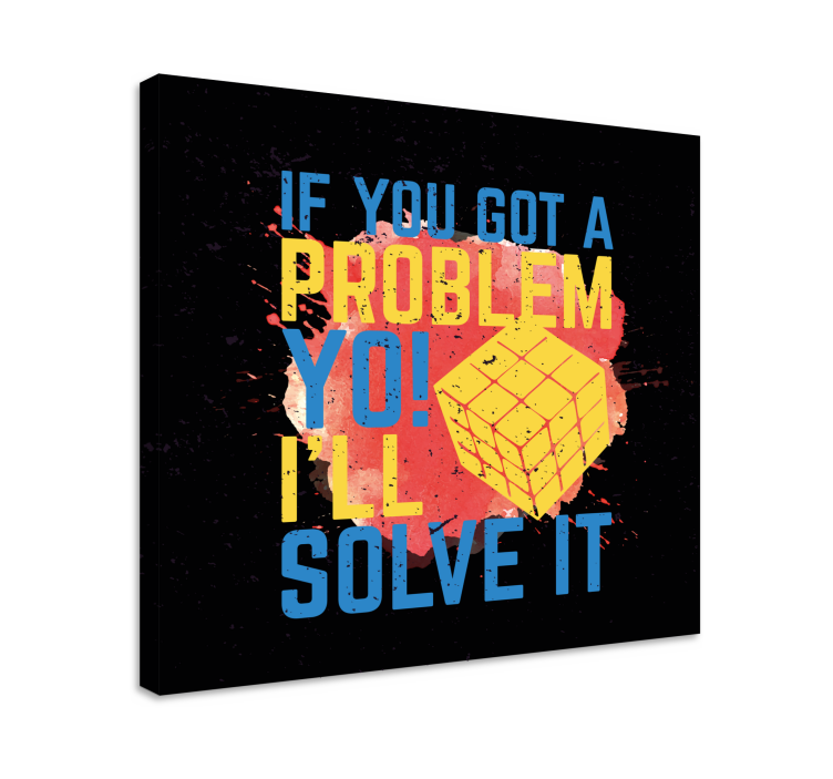 Quote canvas inspiring puzzle wisdom - TenStickers