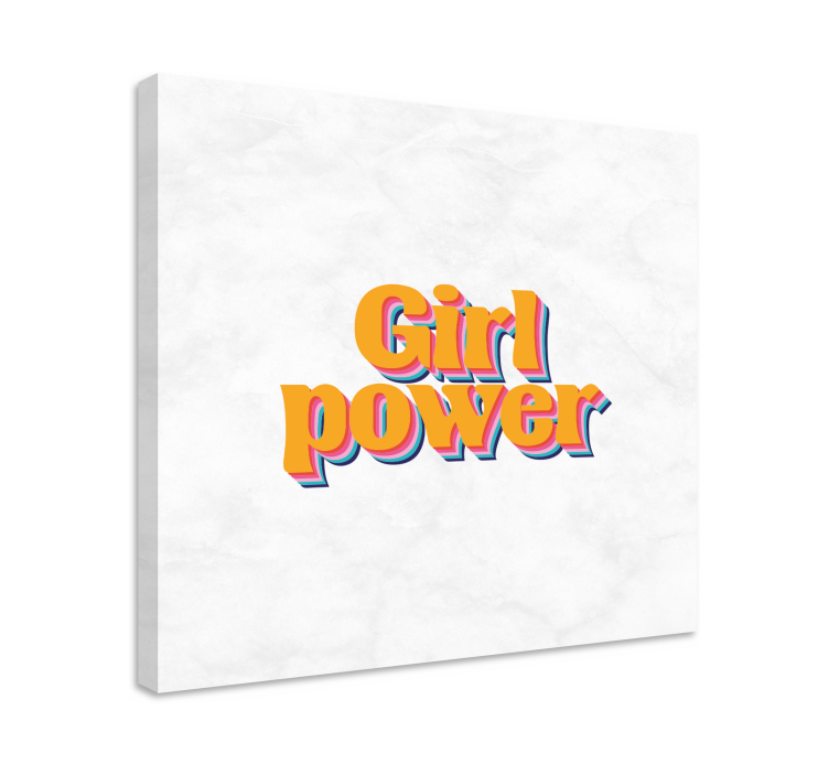 Empowering phrase quote canvas - TenStickers