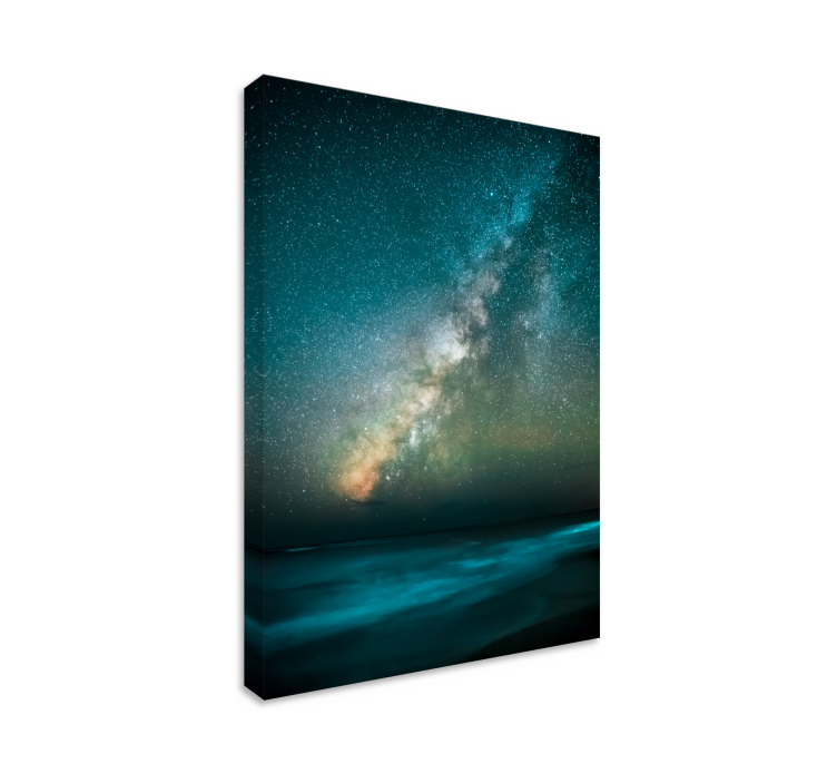 Landscape canvas milky way radiance - TenStickers