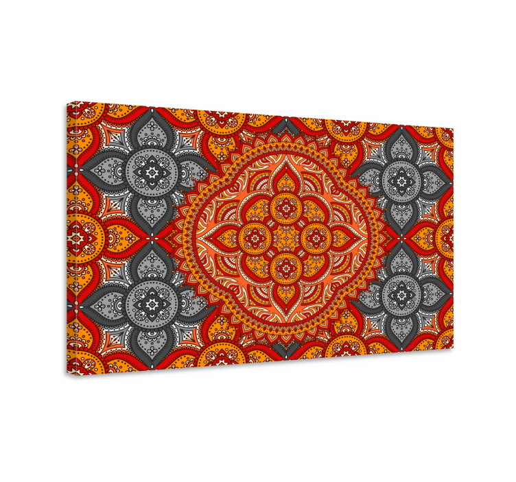 Mandala Art by Henna mandala canvas - TenStickers