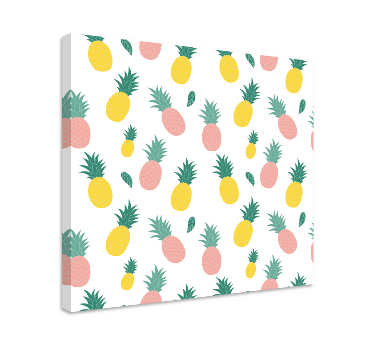 Pineapple fruit design Kitchen wall print - TenStickers
