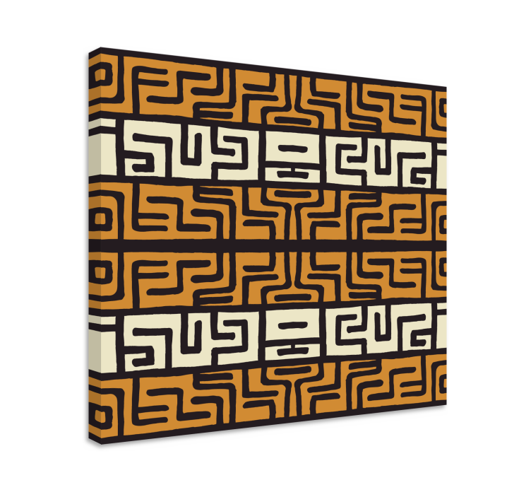 African style abstract pattern abstract canvas - TenStickers