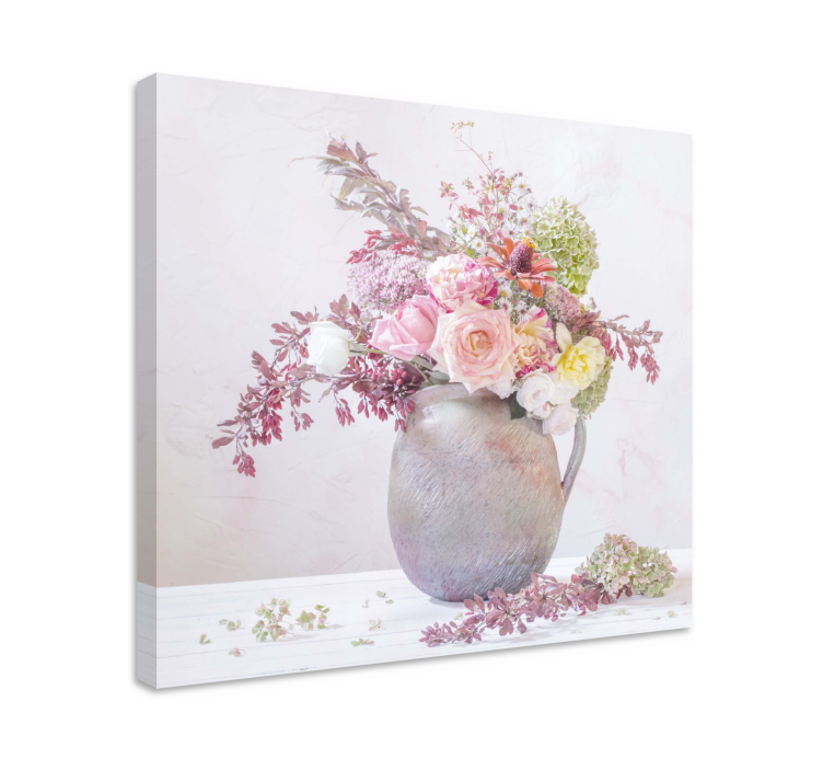 Flowers canvas botanical elegance - TenStickers