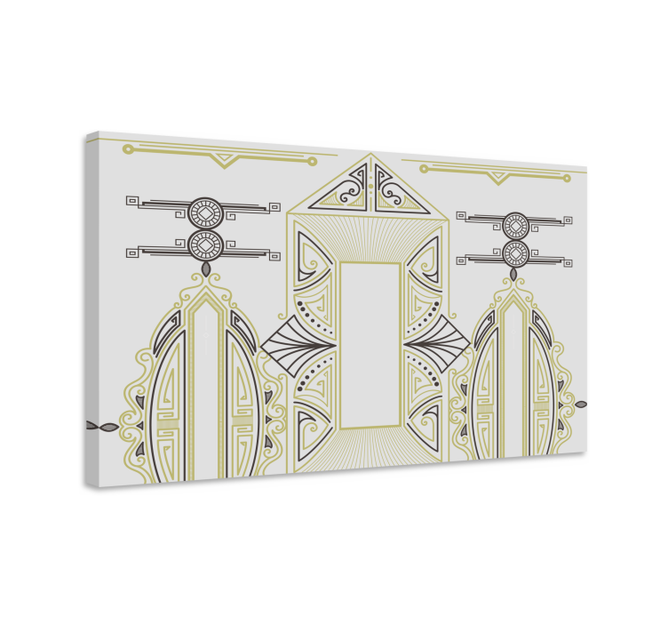 Geometric Shapes Arrangement modern canvas art - TenStickers