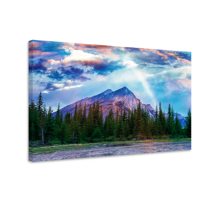Grand mountain landscape landscape canvas - TenStickers