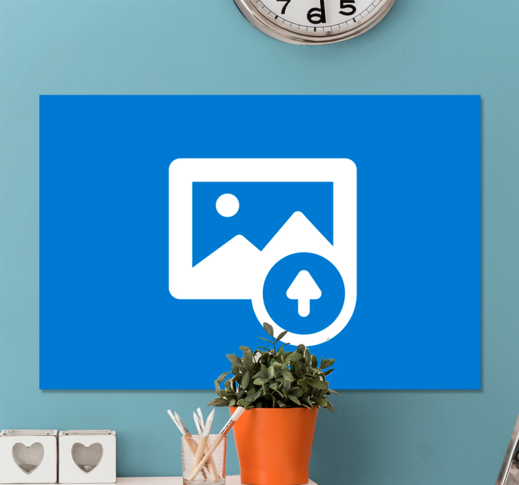 Custom canvas with photo - TenStickers