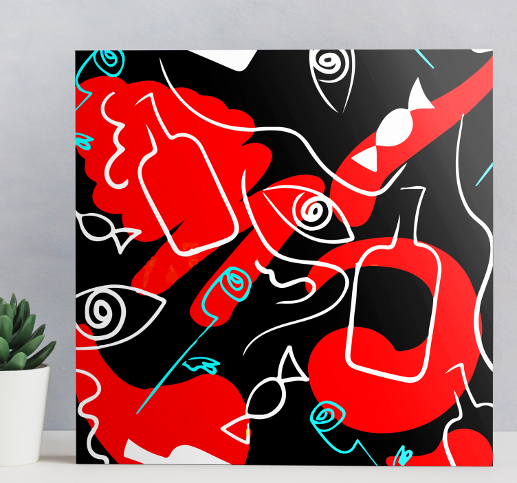 Modern Abstract canvas art prints - TenStickers