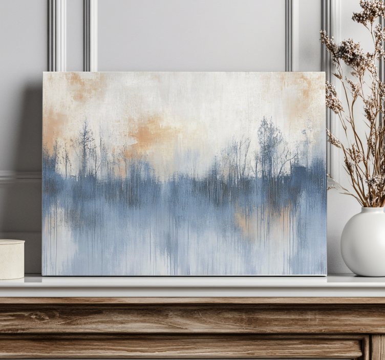 Artistic forest  landscape canvas - TenStickers